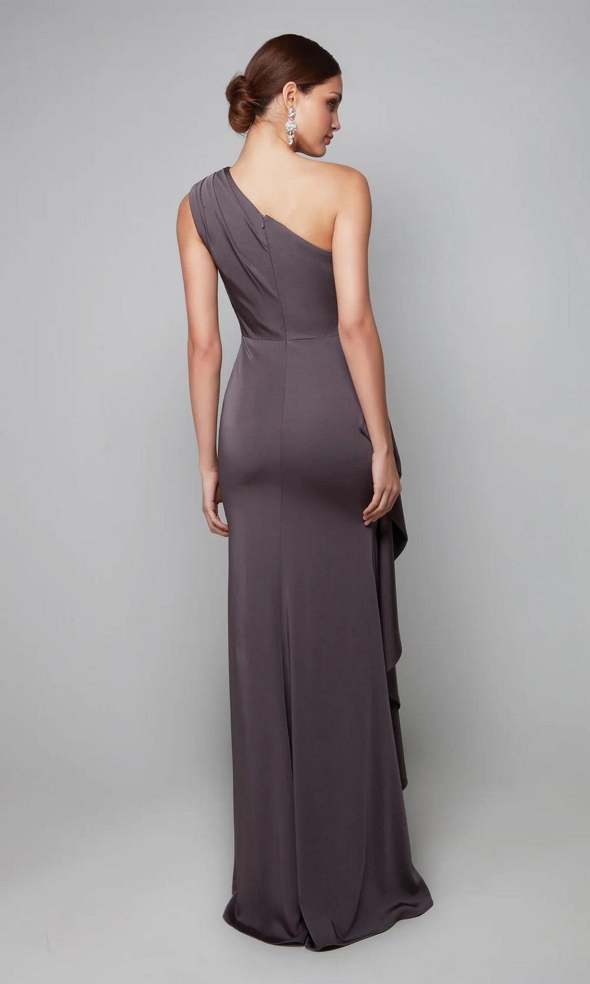 Rosemary Sequin Gown Charcoal 2
