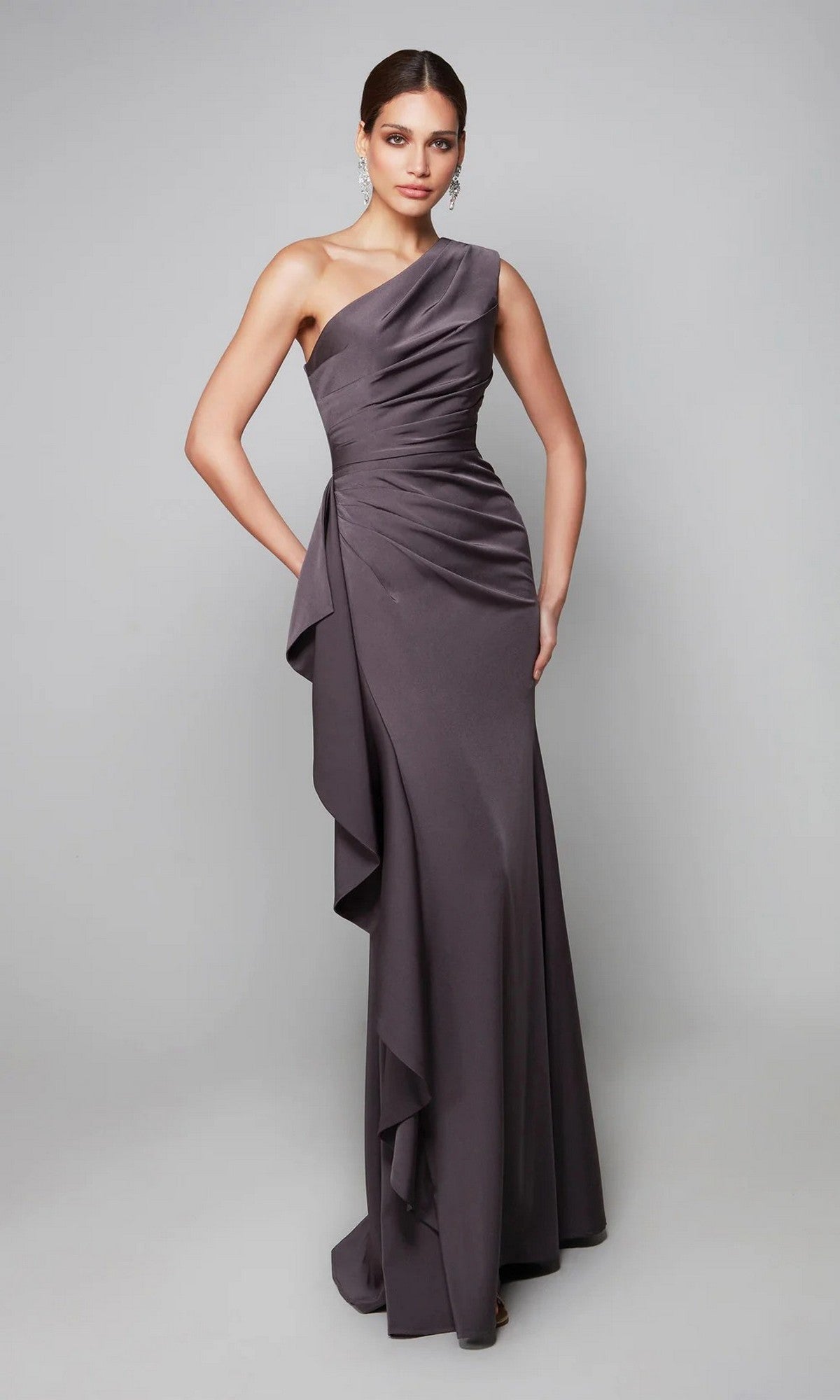 Rosemary Sequin Gown Burgundy 5