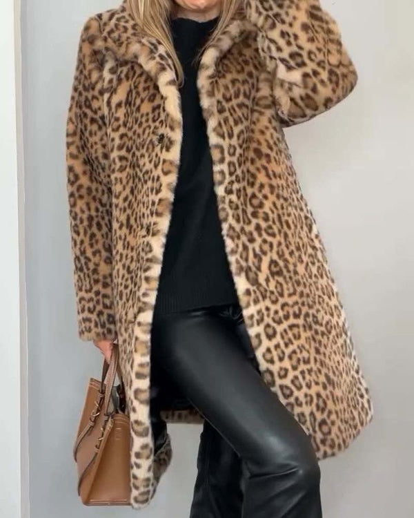 Chantelle Leopard Coat