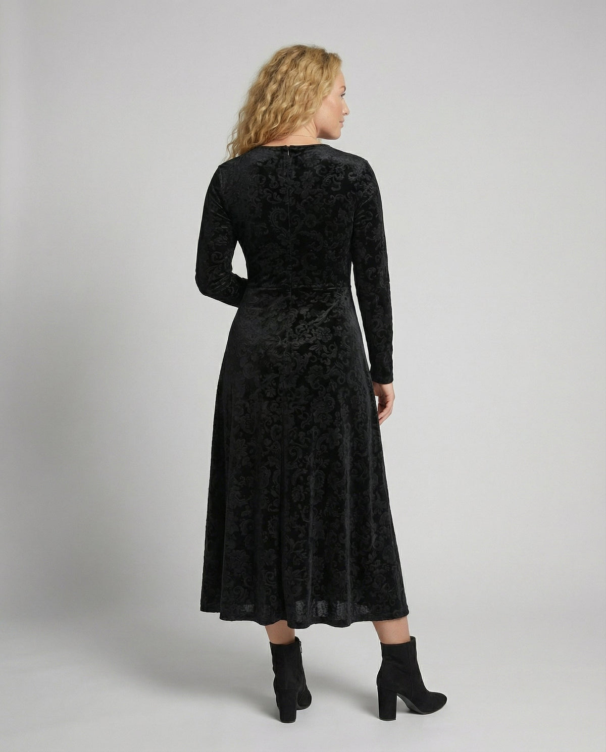 Isabelle A-Line Midi Dress Multi 4