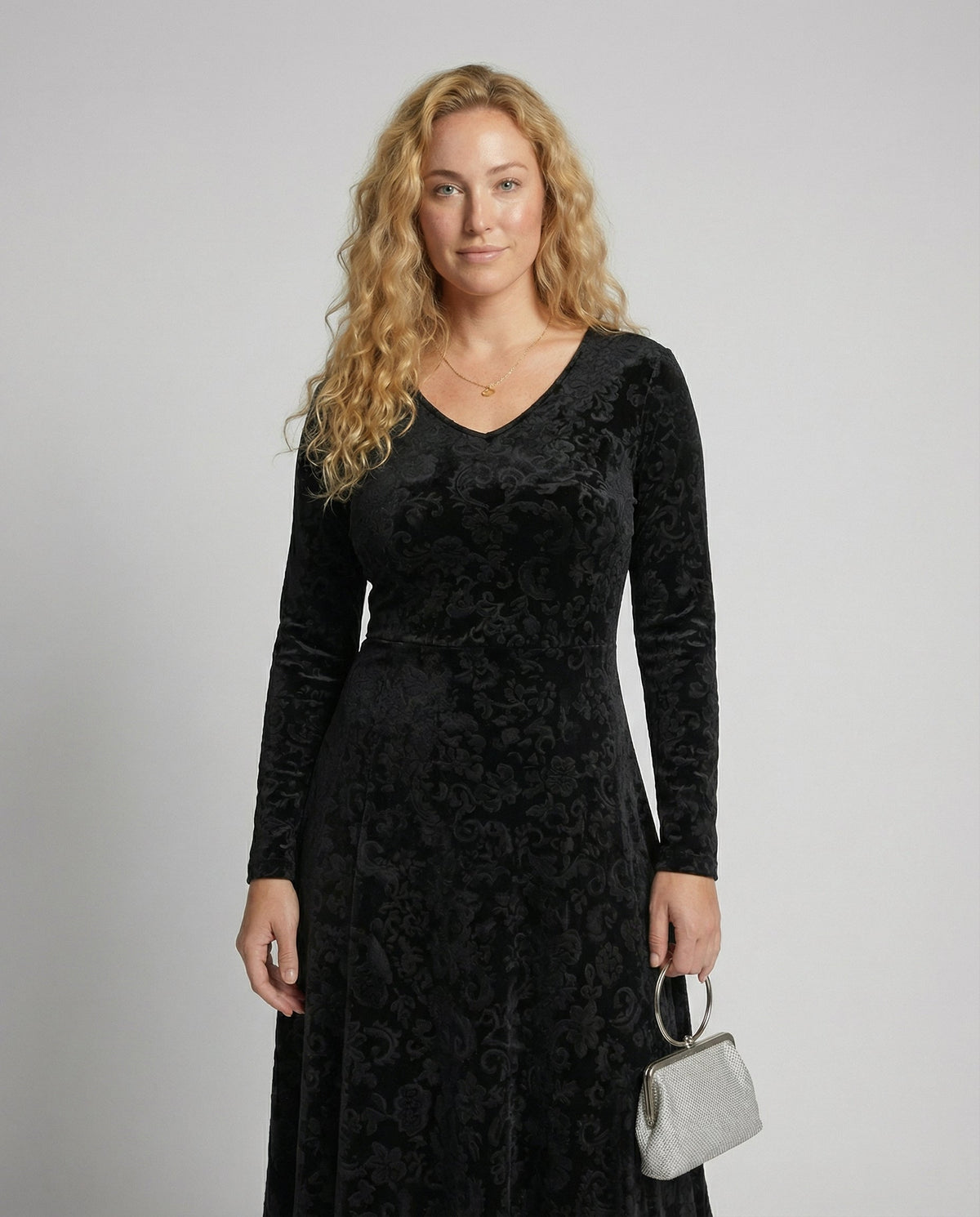 Isabelle A-Line Midi Dress Multi 2