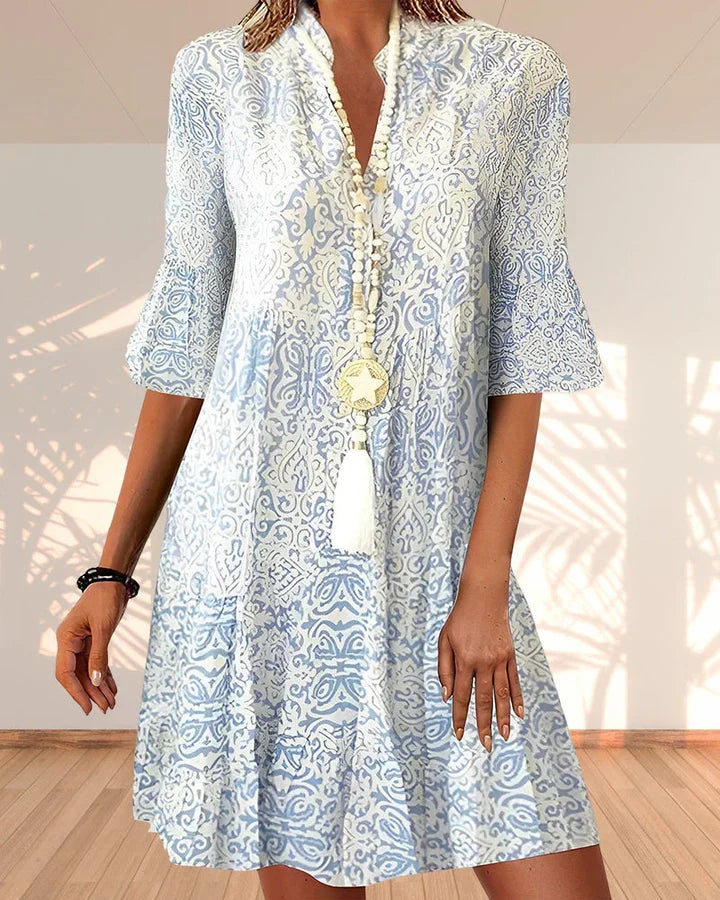 Margot Print Midi Dress Multi 3
