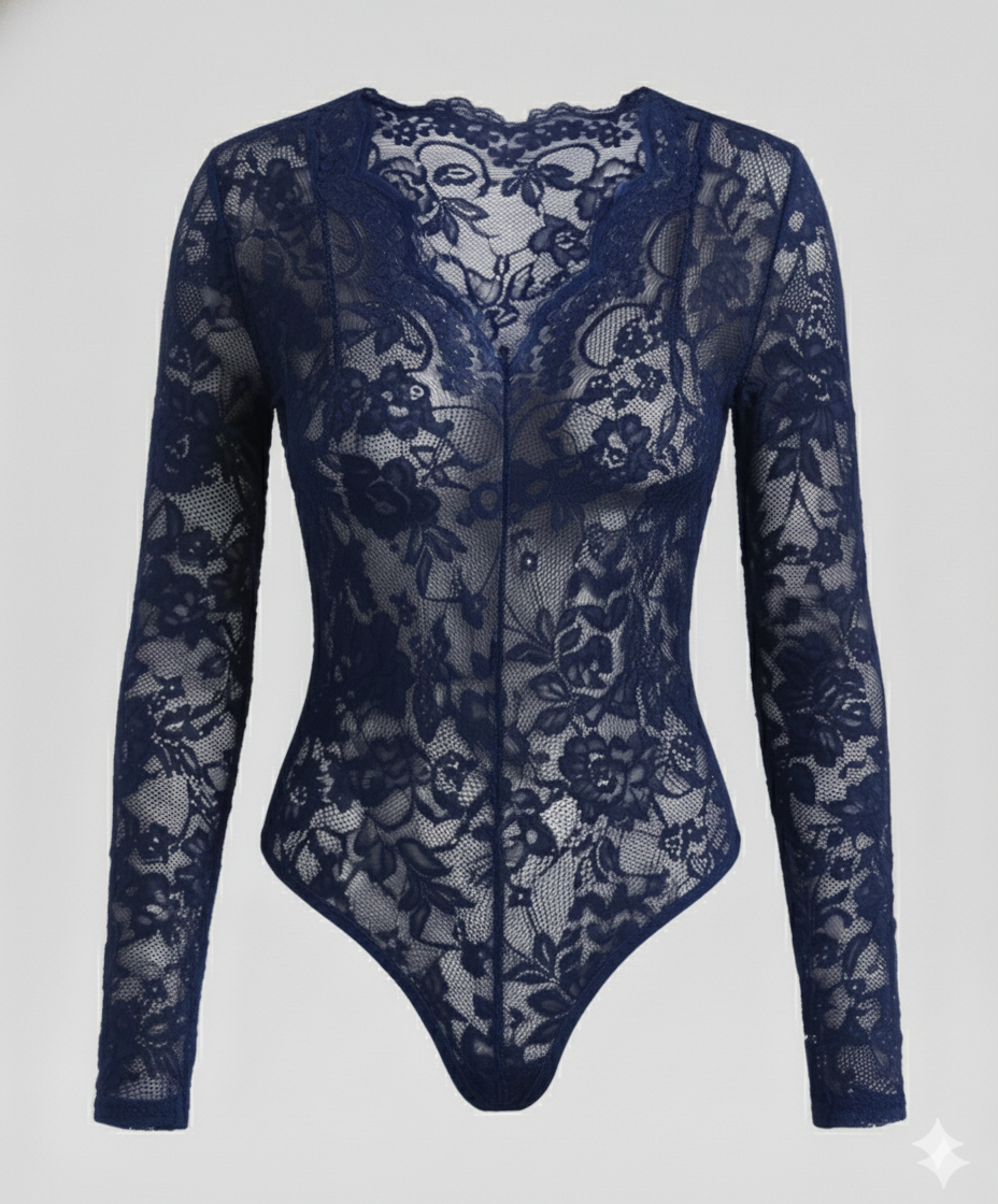 Rosalie Lace Bodysuit Ausschnitt | R&B 3