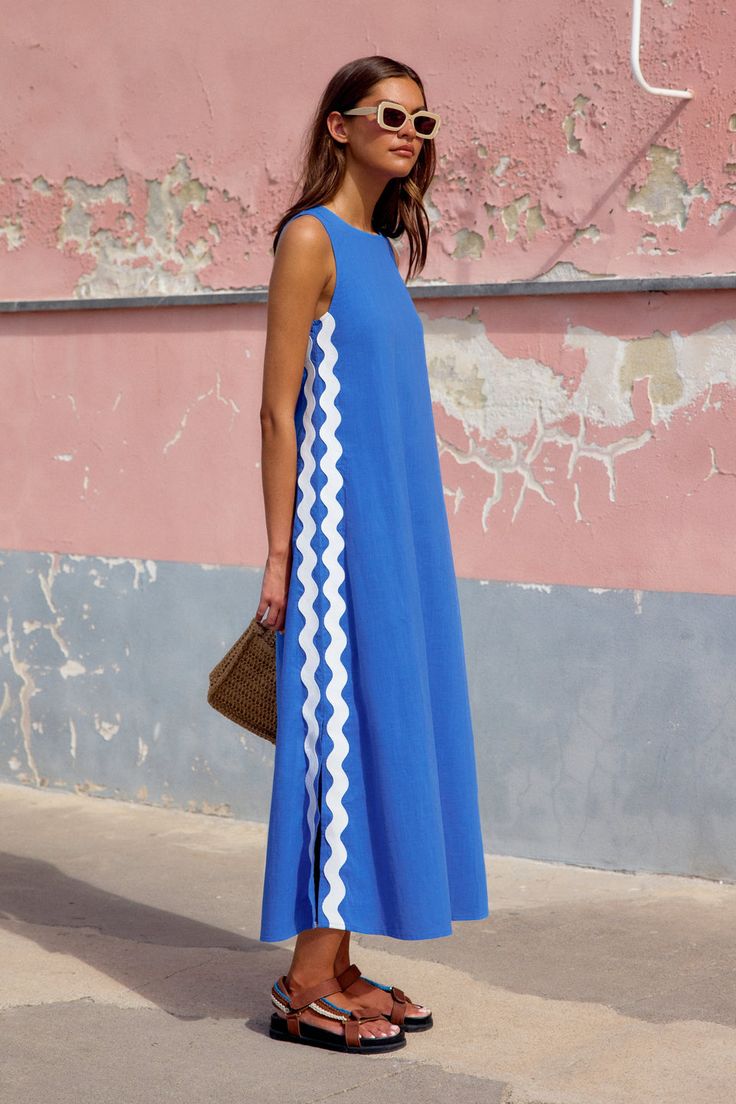 Genevieve Satin Midi Dress Multi 1