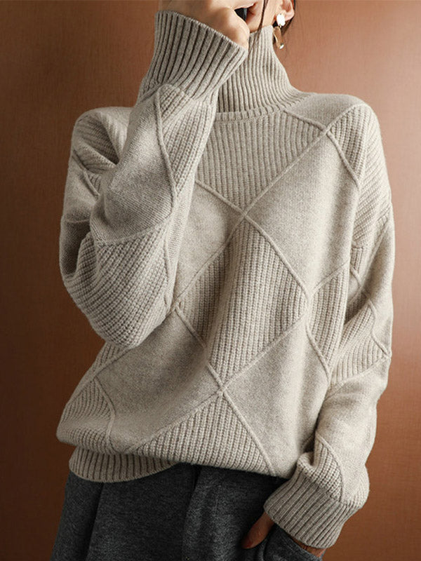 Margot Knit Sweater Top in Cream COFFEE 3