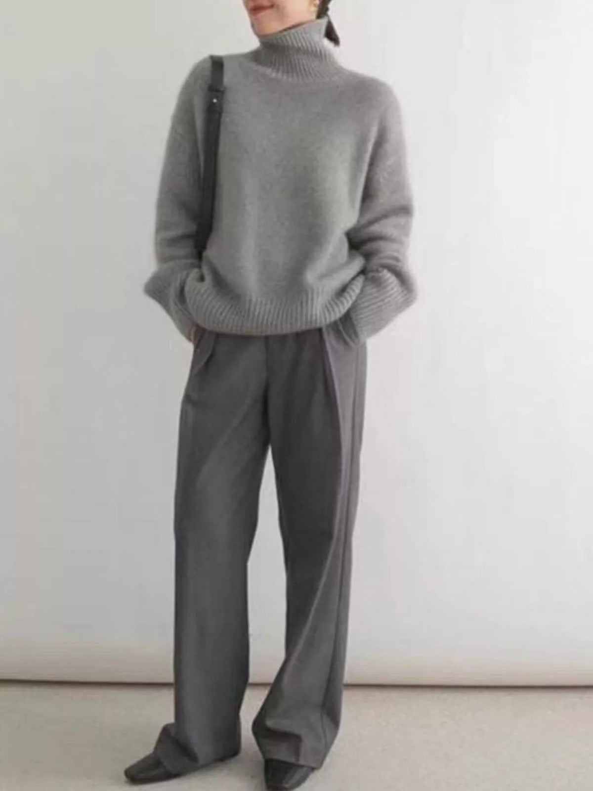Margot Knit Sweater in Warm Cocoa Brown 10