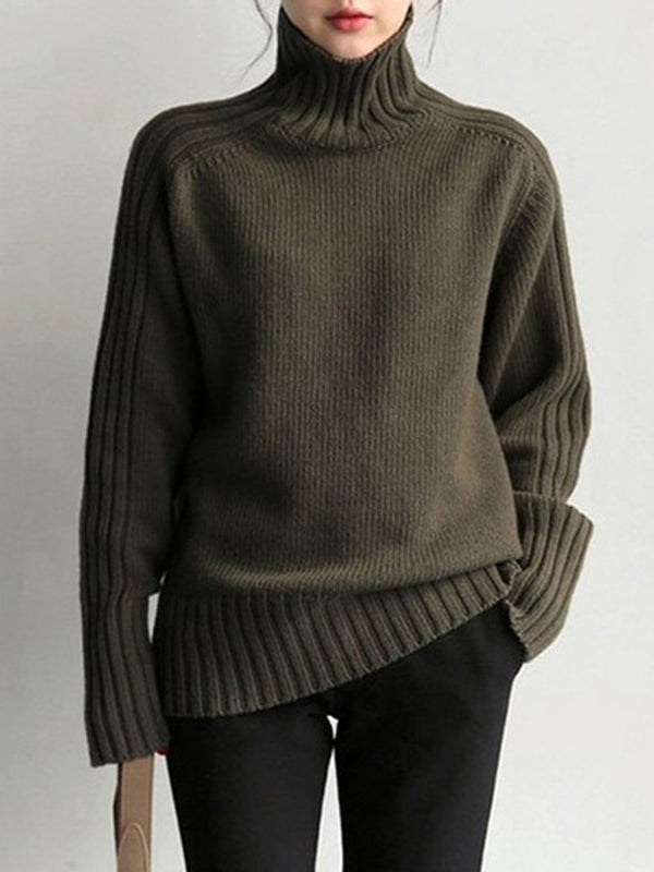 Ursula Turtleneck Sweater Dress in Deep Blue DEEP BLUE 7