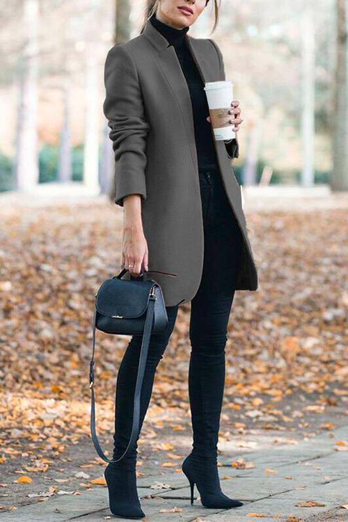 Eleanor Stand Collar Coat Dress Khaki 4