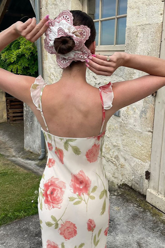 Margot Floral Cami Dress Light Apricot 8