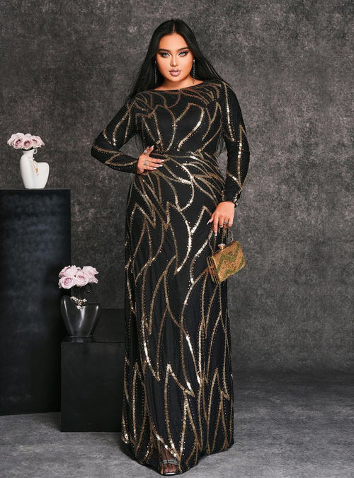 Celestine Sequin Maxi Dress Multi 1