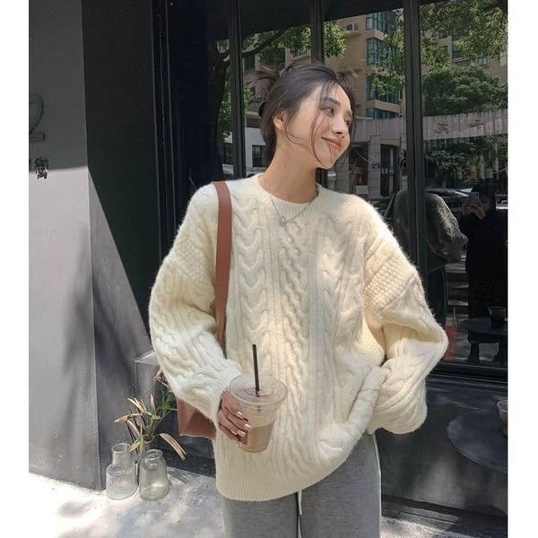 Margot Cable Knit Sweater Multi 1