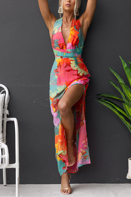 Valentina Floral Maxi Dress Floral 3