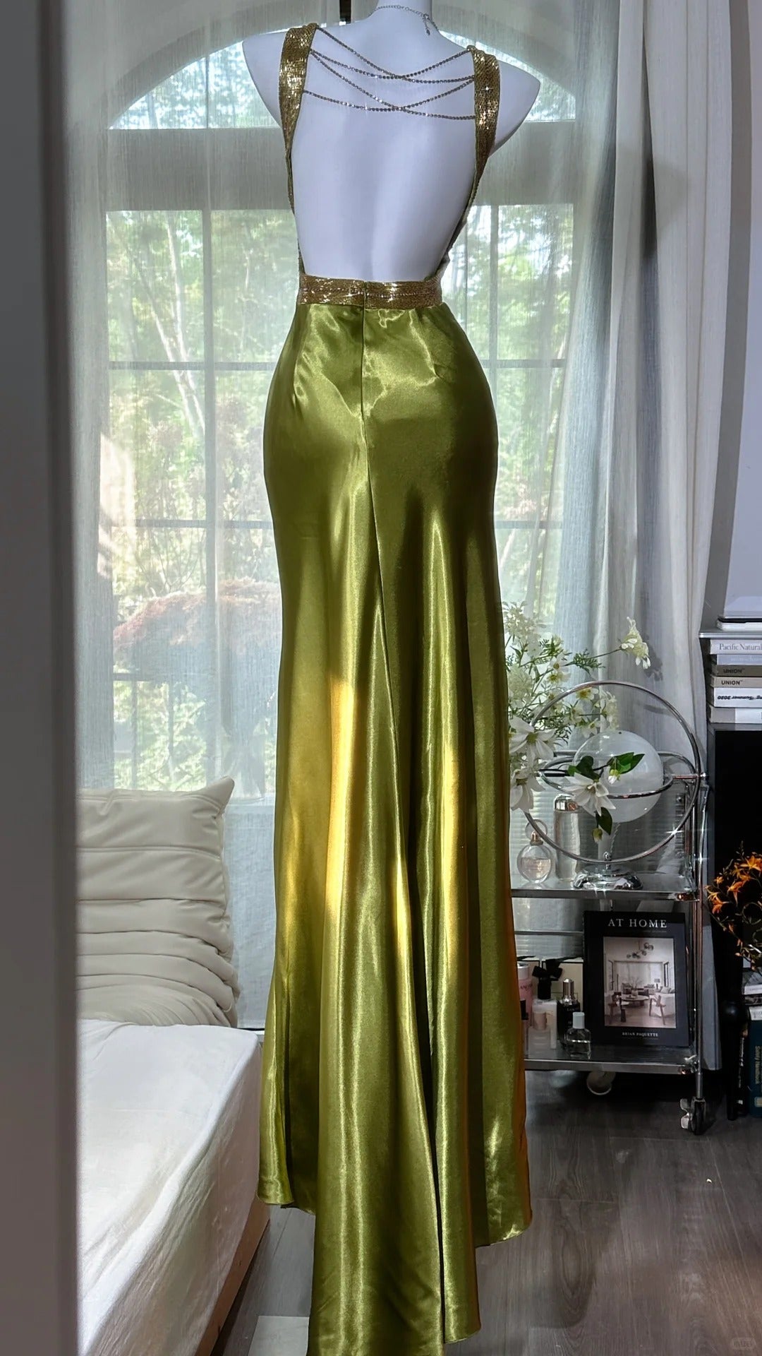 Vivienne Satin Mermaid Dress Custom Color(Add Your Color On ”Order special instructions“  ） 5
