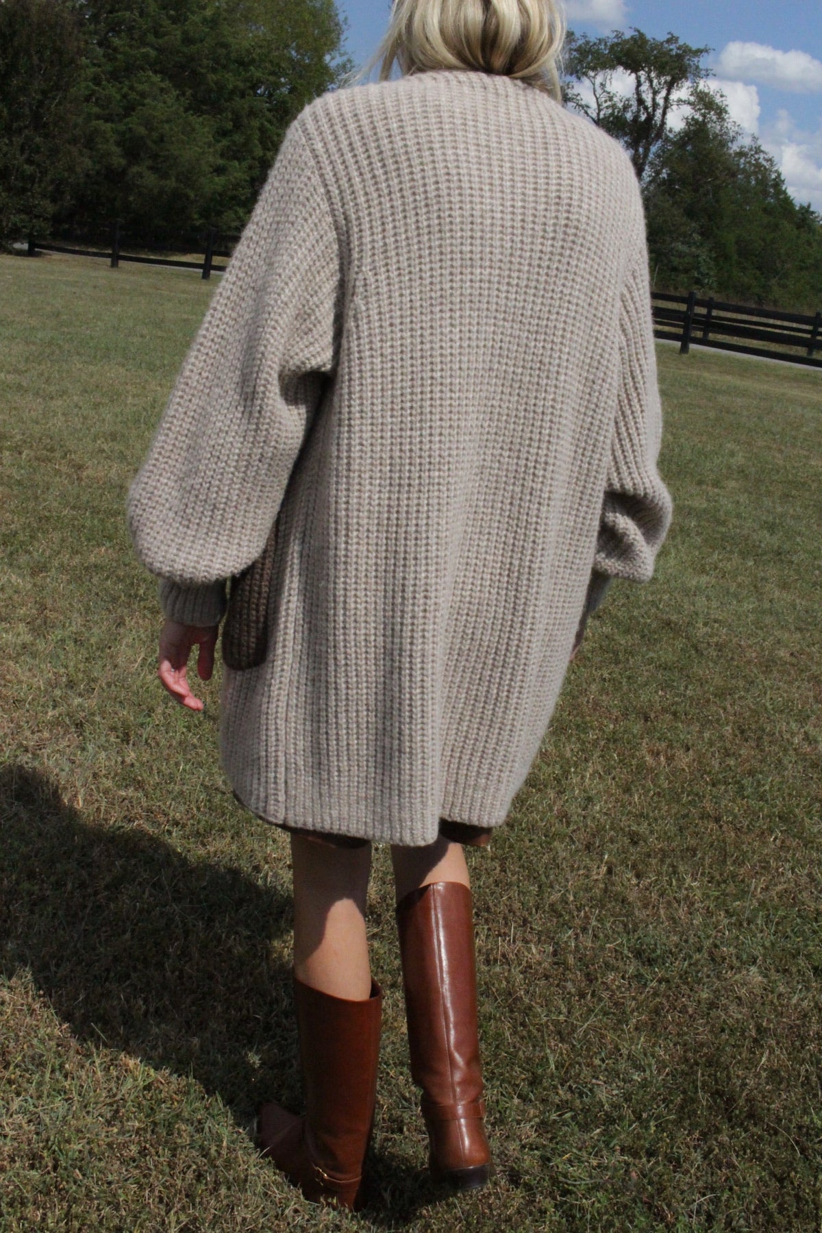 Dylan Knit Sweater Cardigan Tomato 4