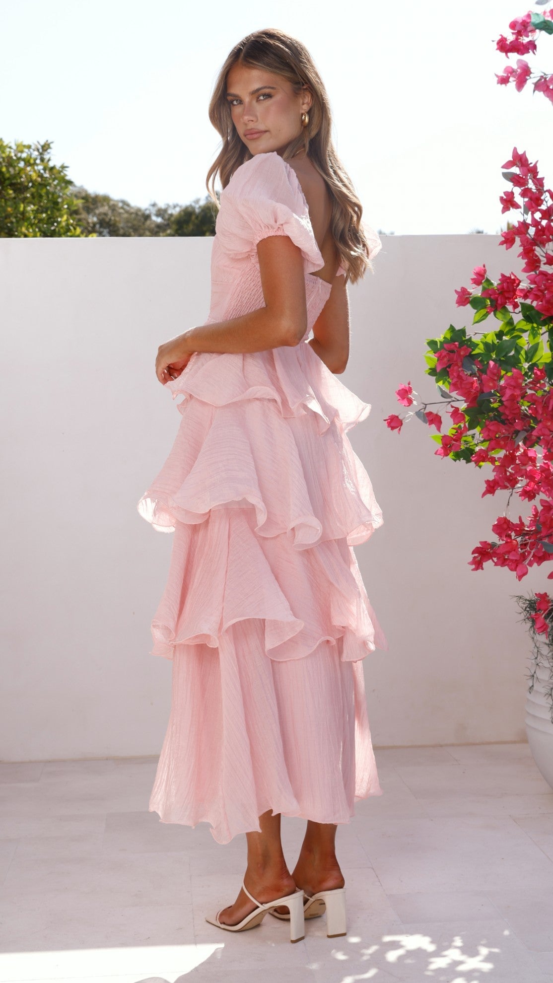 Lanelle Pink Maxi Dress Pink 2