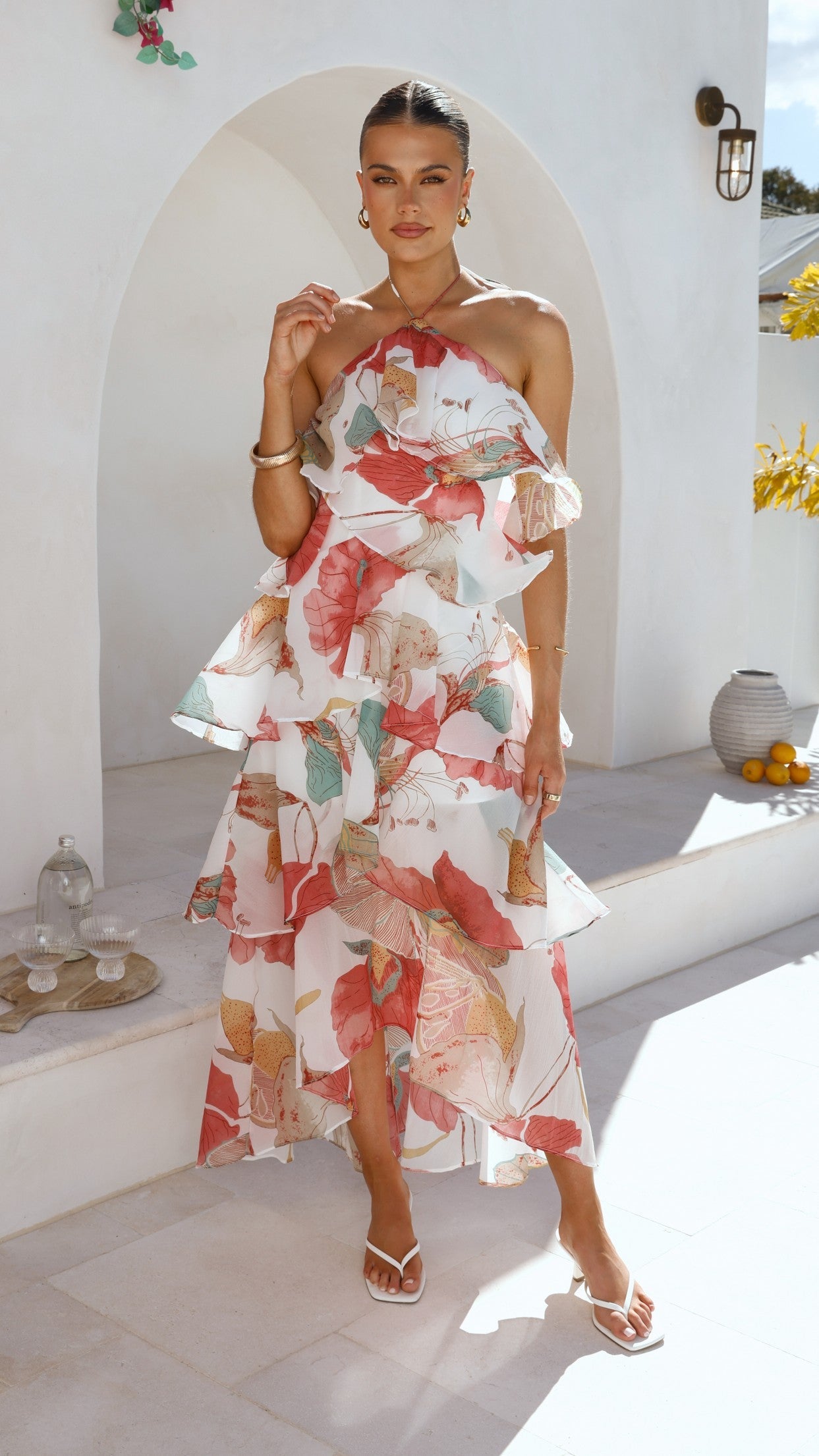 Margot Lilac Floral Maxi Dress Lilac Floral 75