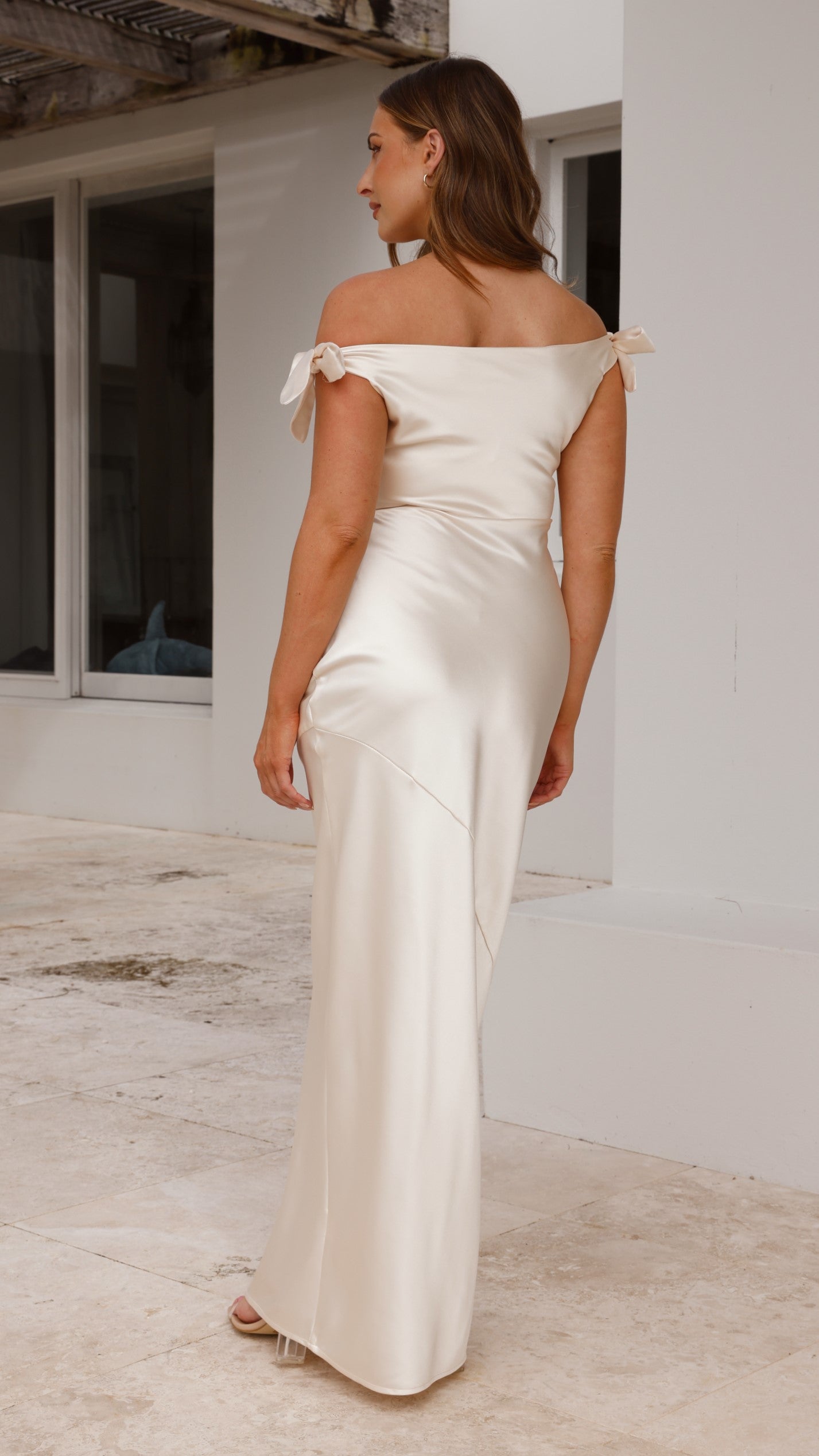 Frida Maxi Dress in Sapphire Champagne 9