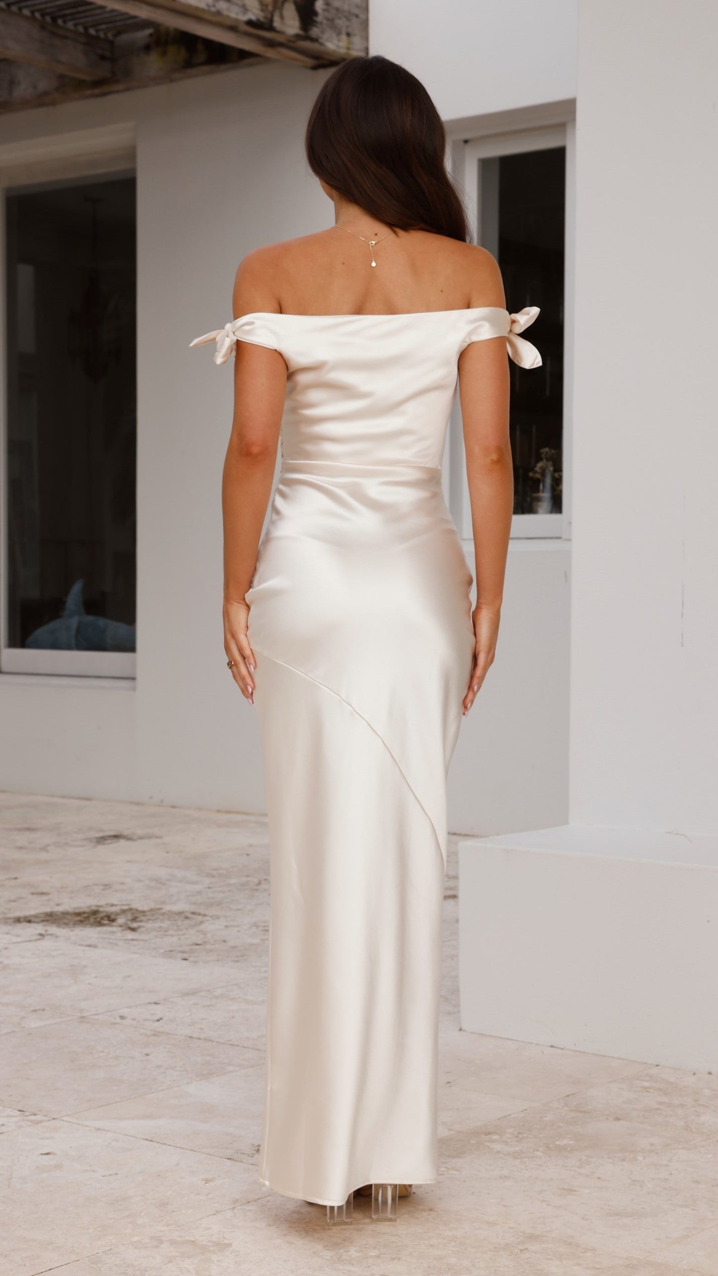 Frida Maxi Dress in Sapphire Champagne 6