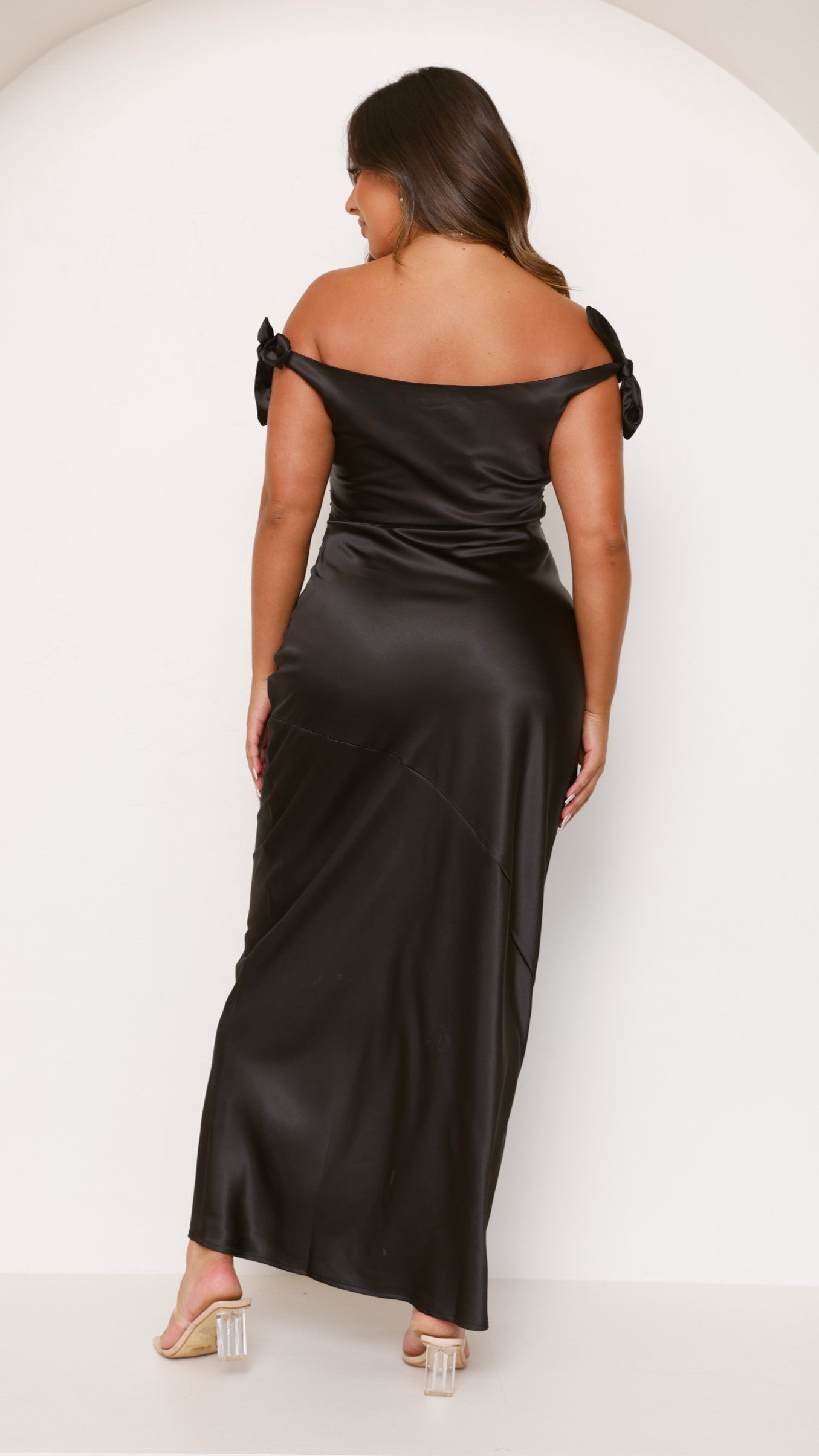 Frida Maxi Dress in Sapphire Black 5