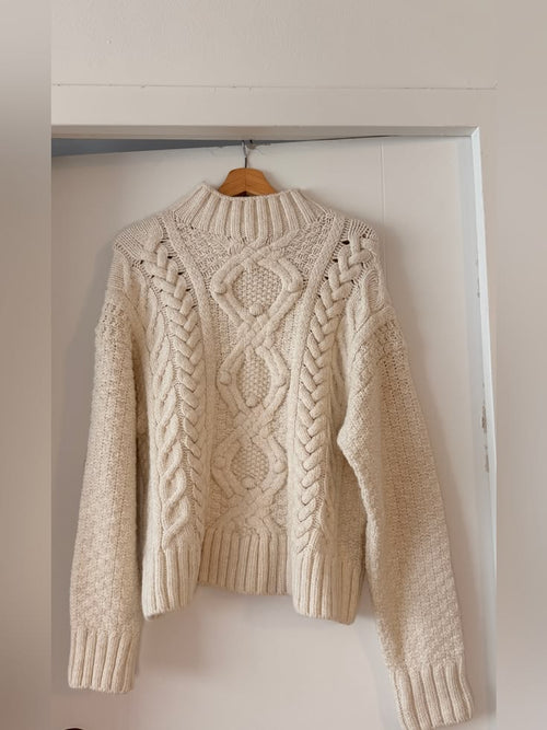 Honor Knit Sweater Cream 1