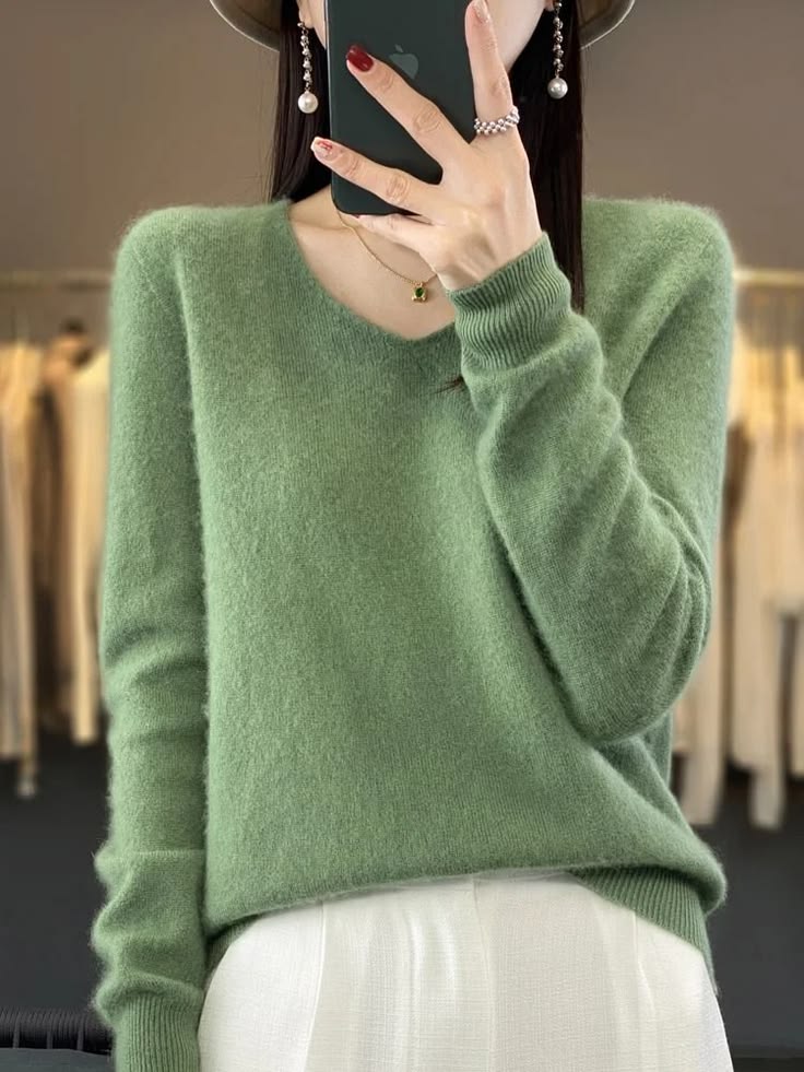 Celeste V Neck Sweater Multi 1
