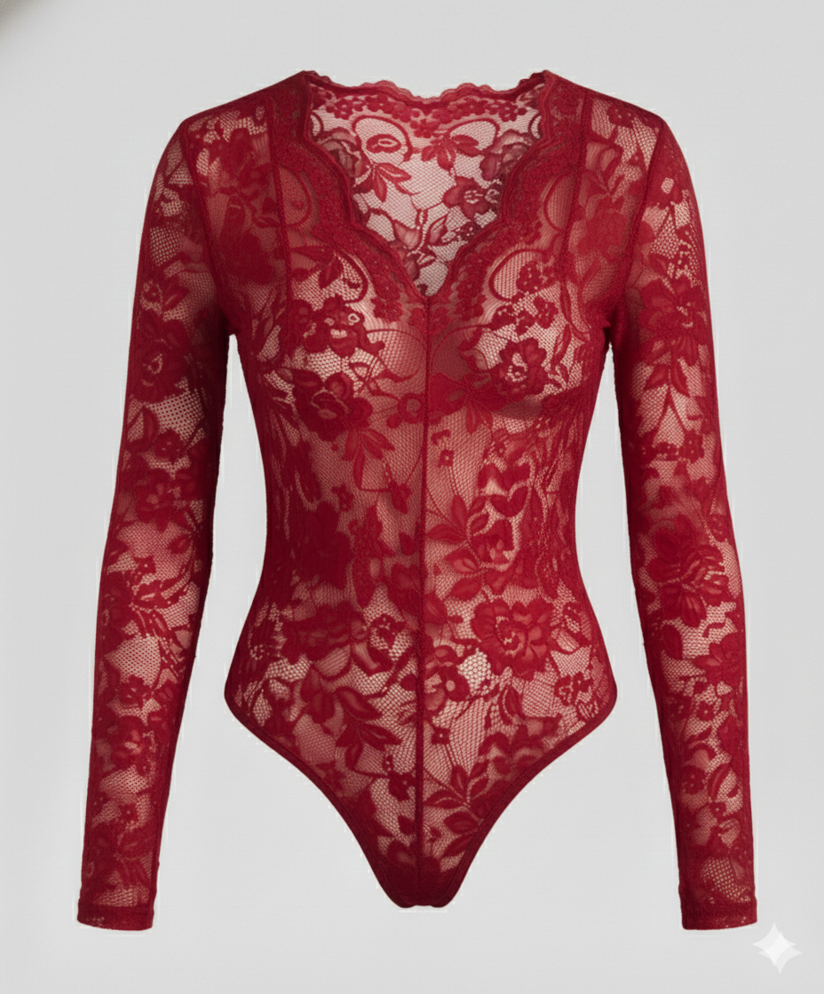 Rosalie Lace Bodysuit Ausschnitt | R&B 9