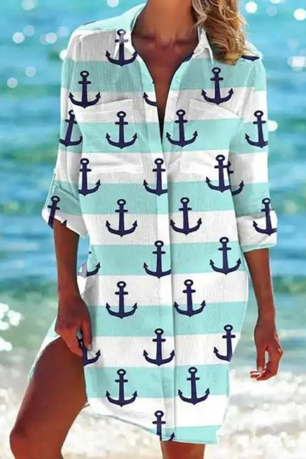 Estelle Linen Summer Dress Multi 11