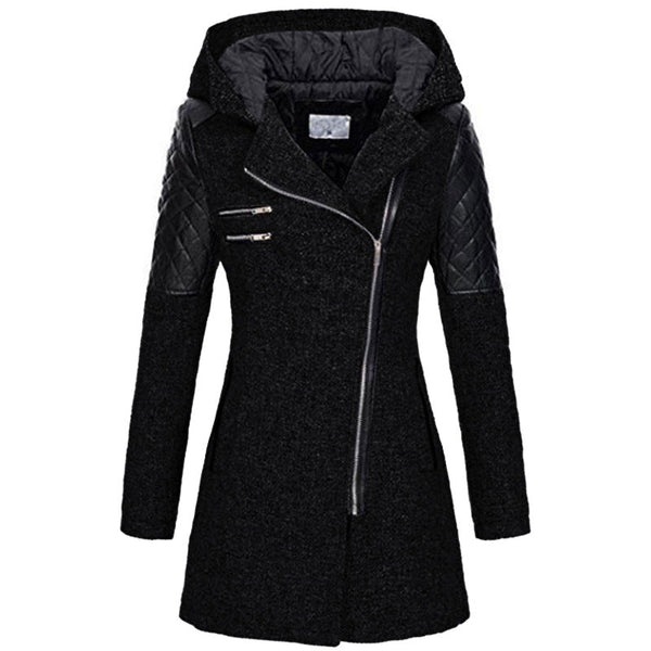 Zoë Faux Leather Moto Jacket