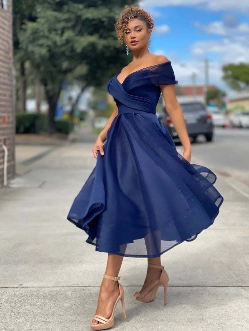 Vivienne Off-Shoulder Bridesmaid Dress Multi 3
