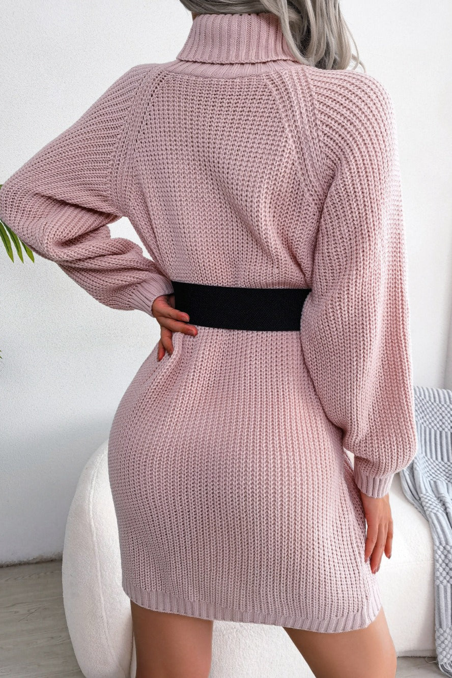 Rosalie Button Knit Midi Dress Pink 4