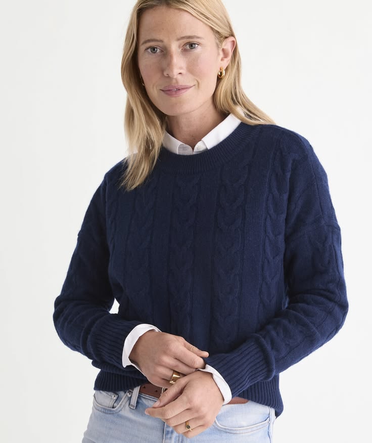 Margot Cashmere Crewneck Sweater Multi 1