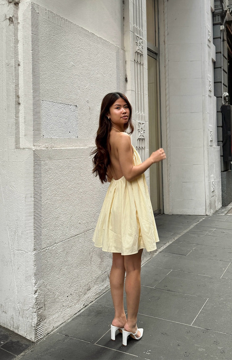 Talei Linen Halter Mini Dress 9