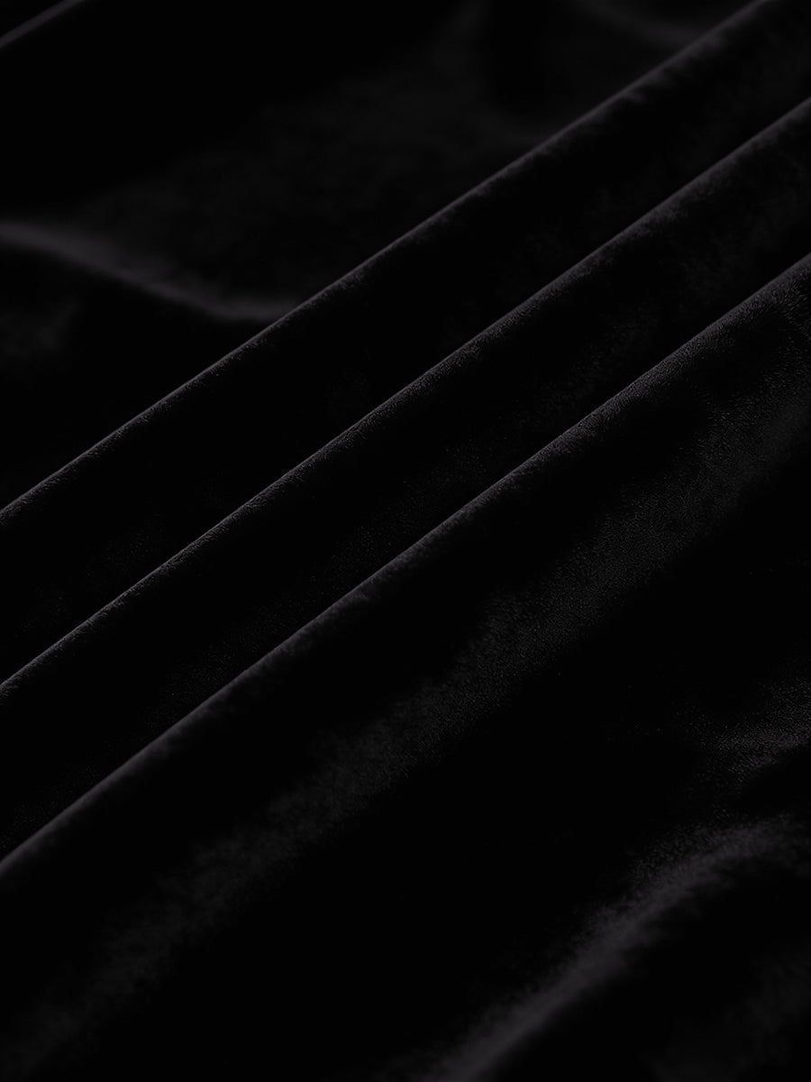 Coralie Long Sleeve Midi Dress BLACK 8