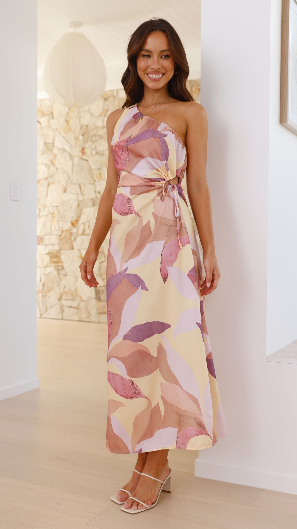 Lana Floral Maxi Dress Pink/Purple Floral 8
