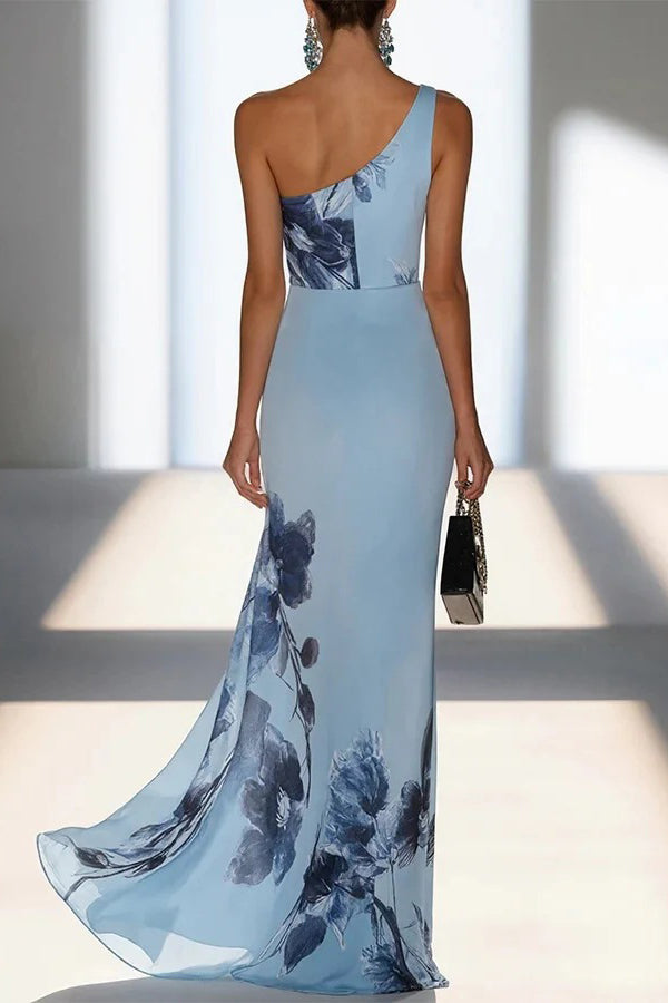 Arabella Floral One-Shoulder Maxi Dress fit Maxi Dress 6