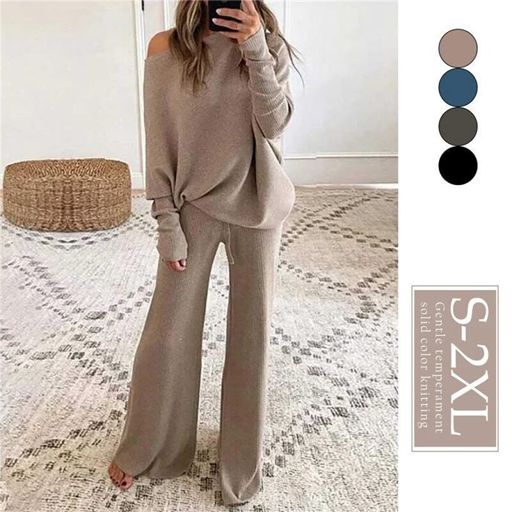 Margot Sweat Suit — Pullover & Drawstring Pants Multi 1