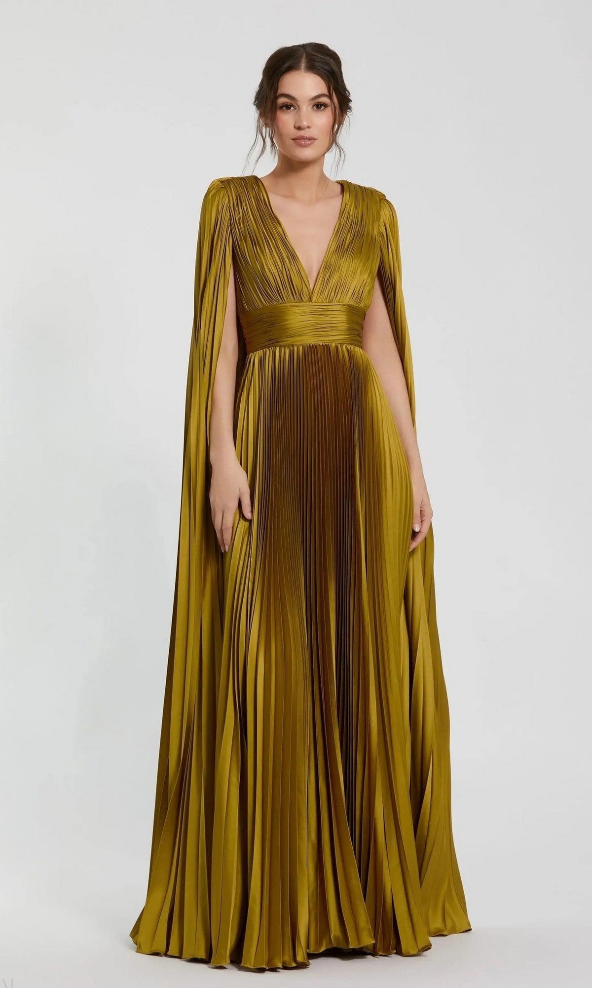 Ophelia Chartreuse Evening Gown Chartreuse 11