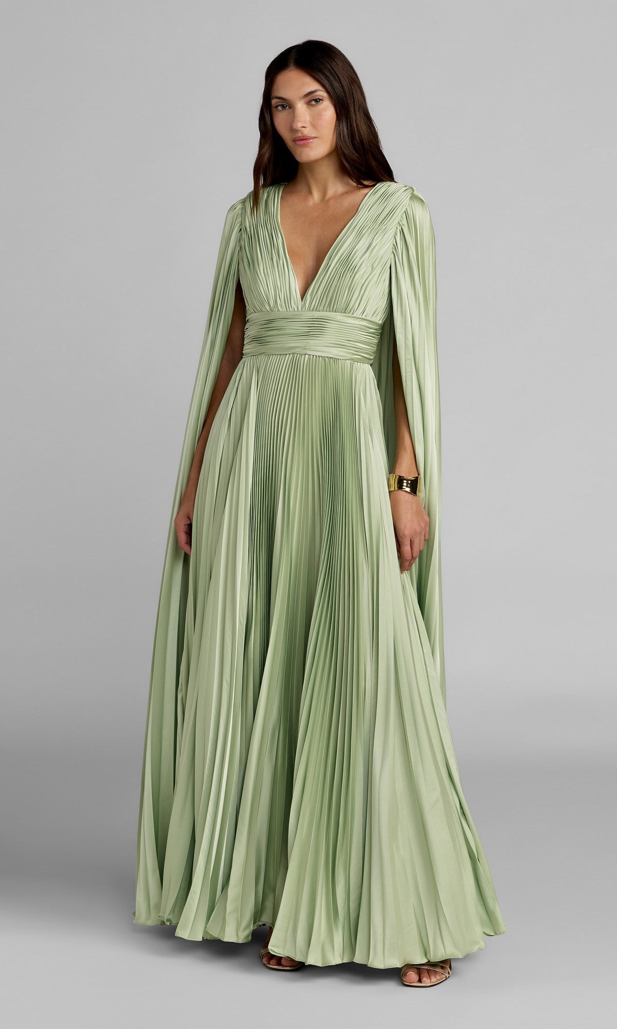 Ophelia Chartreuse Evening Gown Chartreuse 33
