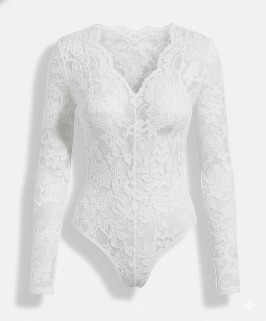 Rosalie Lace Bodysuit Ausschnitt | R&B 8