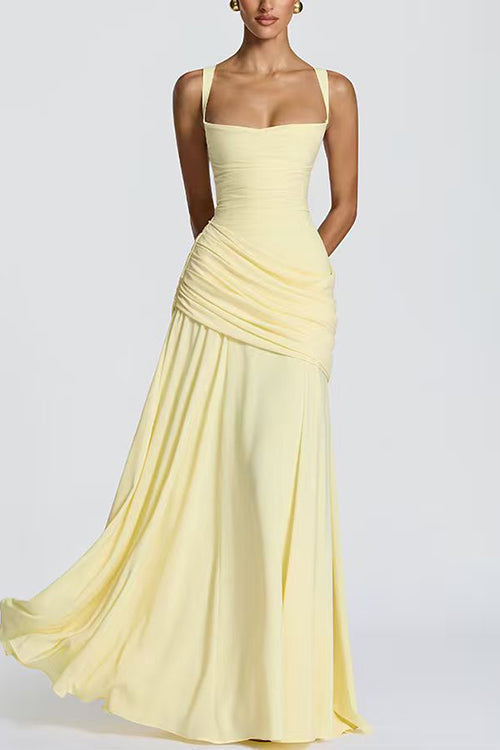 Margot Criss-Cross Maxi Dress White 8