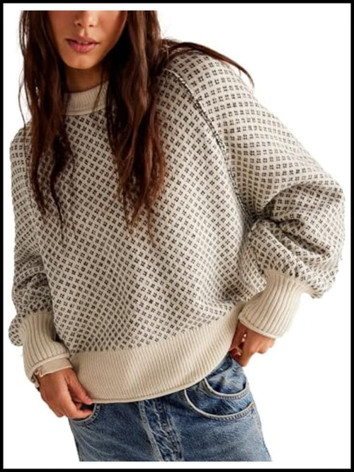Margot Oversized Sweater Cream 1