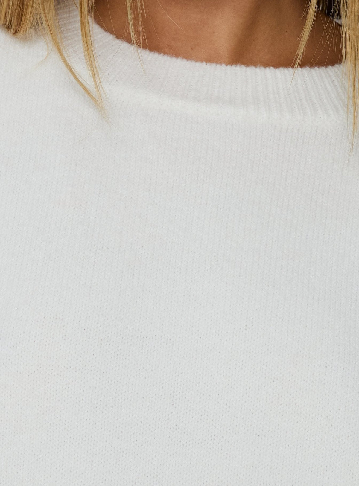 Ryanna Knit Sweater Dress White 6