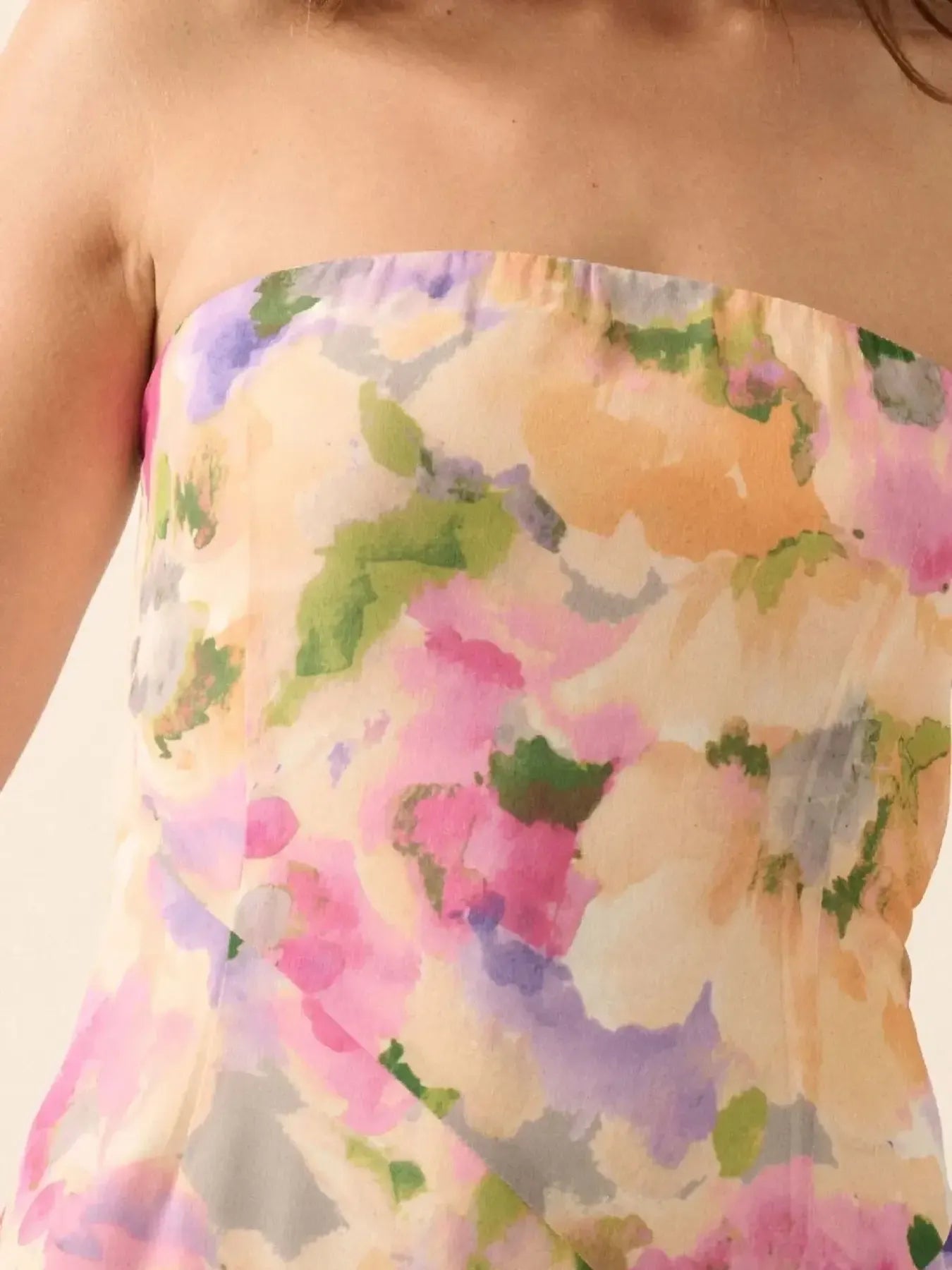 Margot Floral Maxi Dress Burnt Coral 5