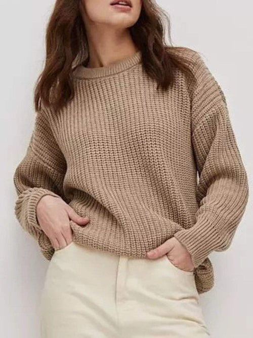 Saffron Knit Sweater in Camel Camel 1