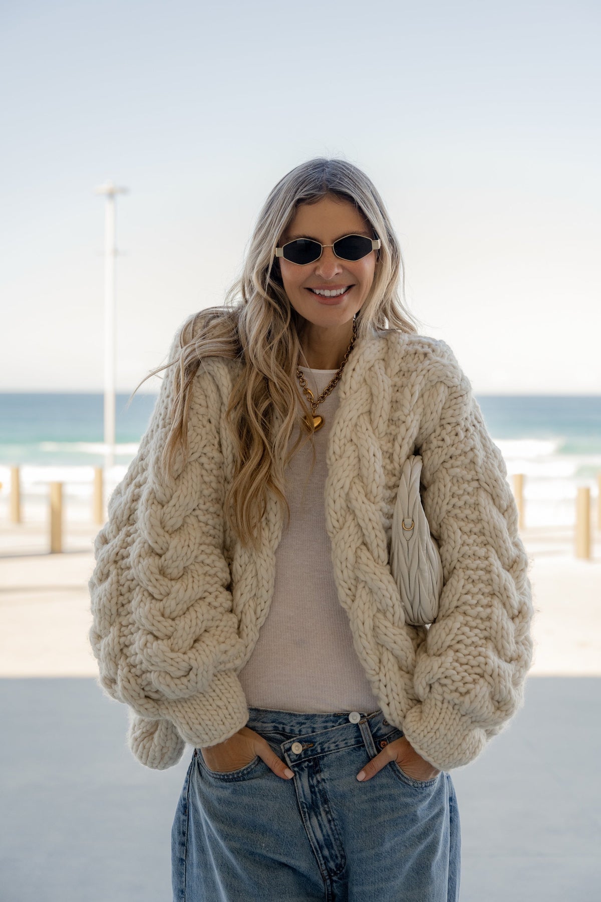 Margot Cable Knit Cardigan Multi 4