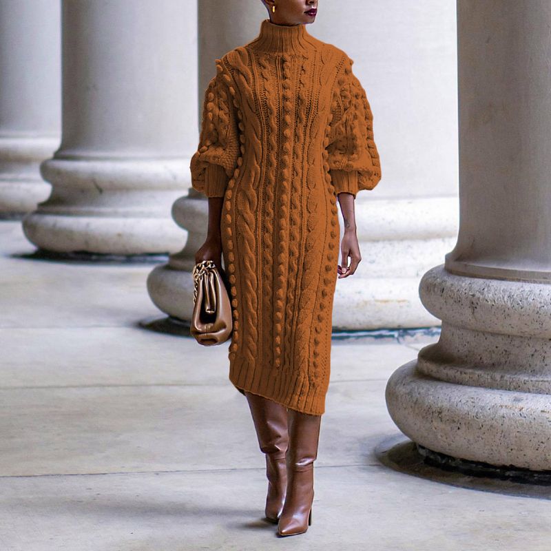 Margot Knit Midi Dress Green 9