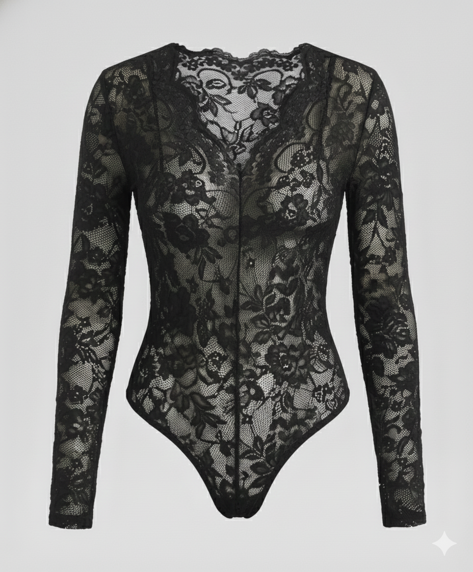 Rosalie Lace Bodysuit Ausschnitt | R&B 6