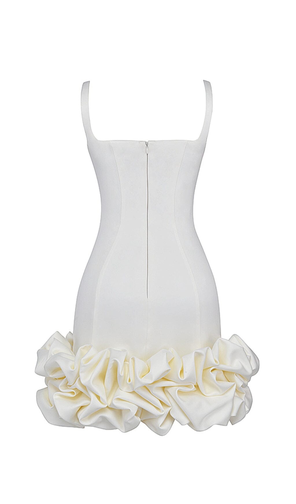 Ophelia Ivory Ruffle Dress Ivory 9
