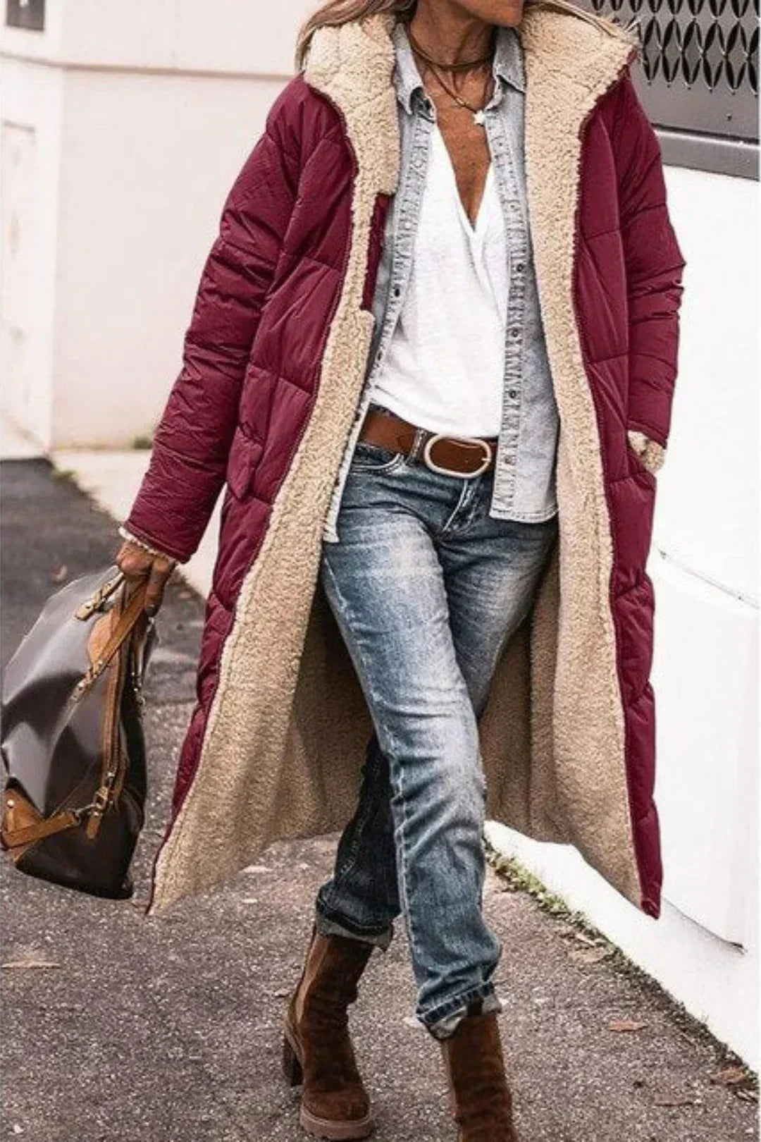 Madeline Reversible Winter Jacket Green 4