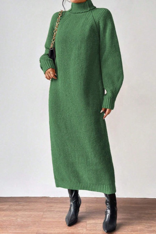 Charlotte Knit Midi Dress Beige 10